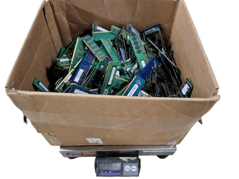 Scrap Non-Heat sink RAM/Memory 26.4lb/11.9KG AS-IS READ $