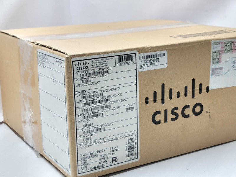 Open-Box Cisco WS-C2960C-8PC-L 8-Port PoE Ethernet Switch _