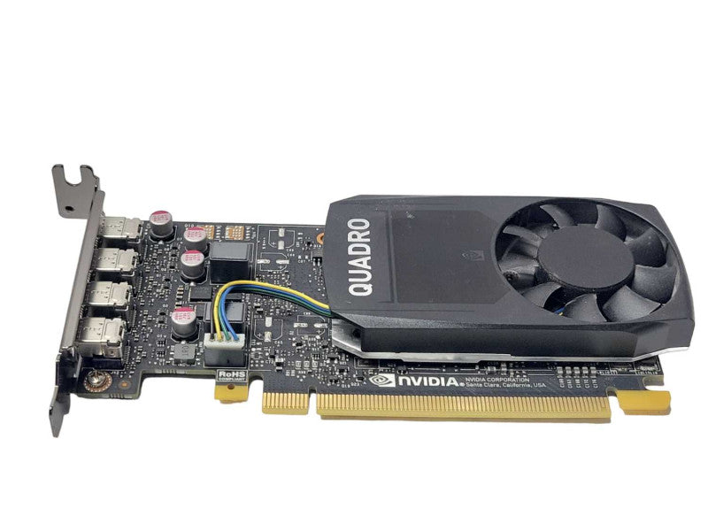 NVIDIA Quadro P1000 4GB GDDR5 PCI GPU 4x Mini DisplayPort Low Profile _