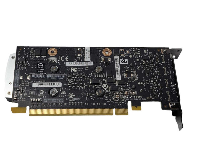 NVIDIA Quadro P1000 4GB GDDR5 PCI GPU 4x Mini DisplayPort Low Profile _