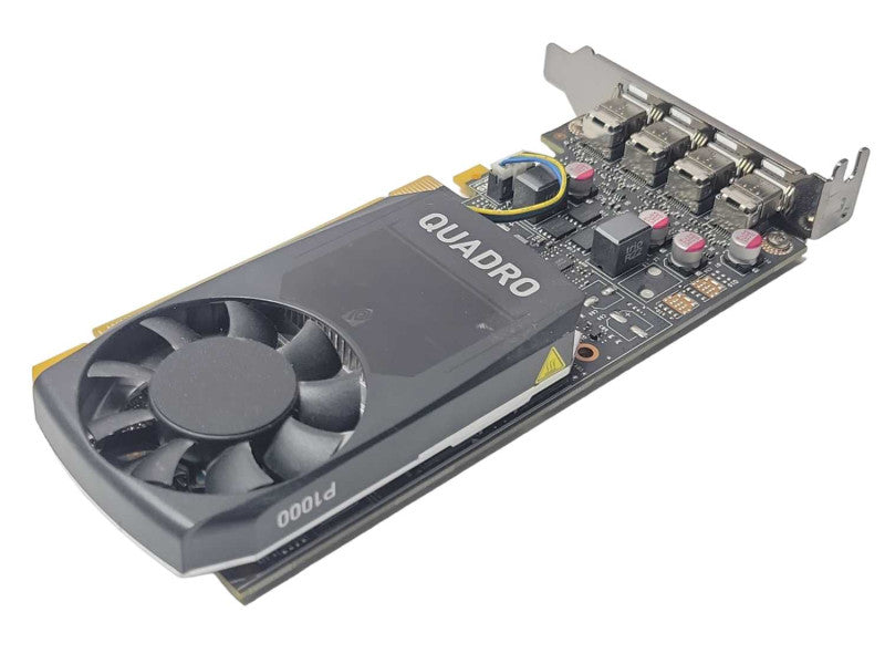 NVIDIA Quadro P1000 4GB GDDR5 PCI GPU 4x Mini DisplayPort Low Profile _