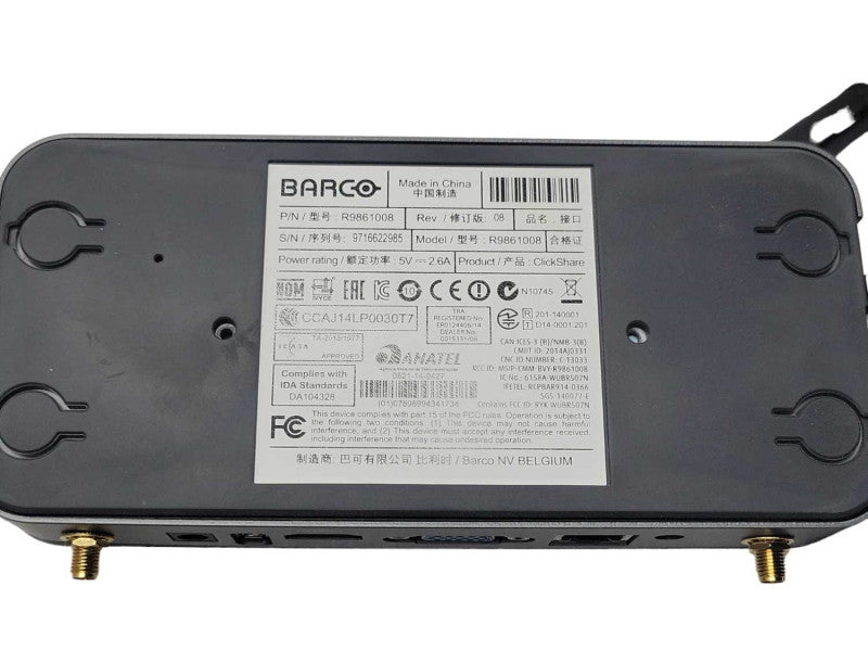 Barco ClickShare Wireless Presentation System Conference R9861008NA W/2 Butto _