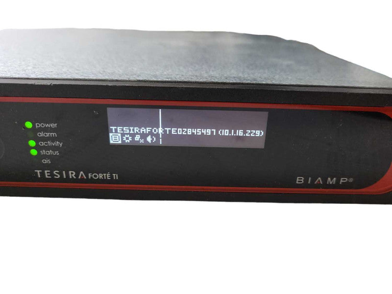 BIAMP Systems Tesira Forte TI Digital Audio Processor READ $
