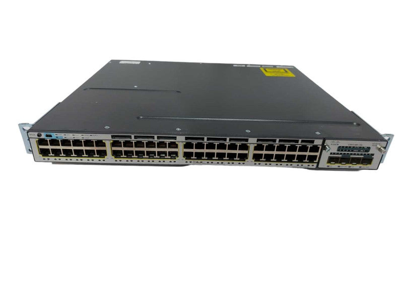 cisco Switch WS-C3750X-48T W/ 10GbE network Module - Fact Reset #