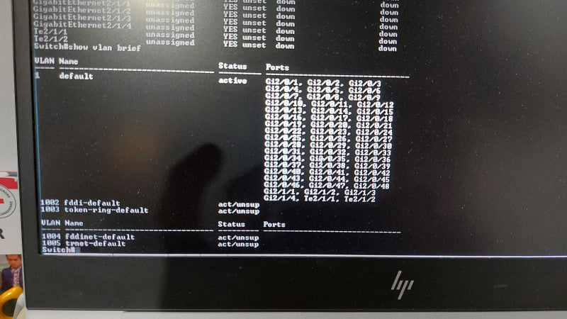 cisco Switch WS-C3750X-48T W/ 10GbE network Module - Fact Reset #