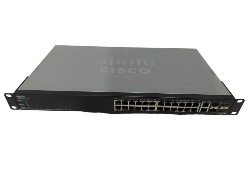 Cisco SG500-28 28x port gigabit stackable Manged Switch #