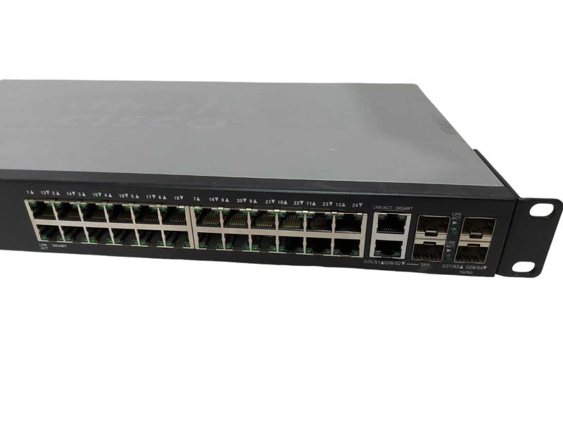 Cisco SG500-28 28x port gigabit stackable Manged Switch #