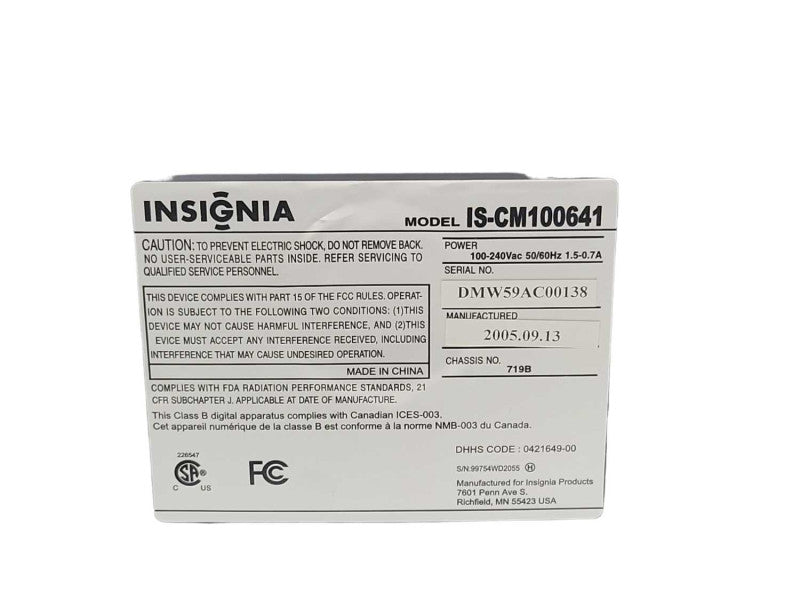 Open-Box Insigna IS-CM100641 17\\" CRT Screen _