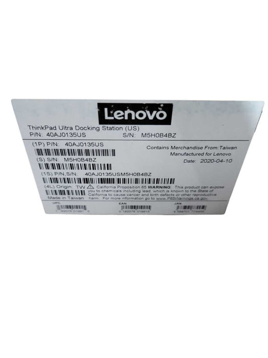 New Lenovo ThinKPad Ultra Docking Station 40AJ0135US !