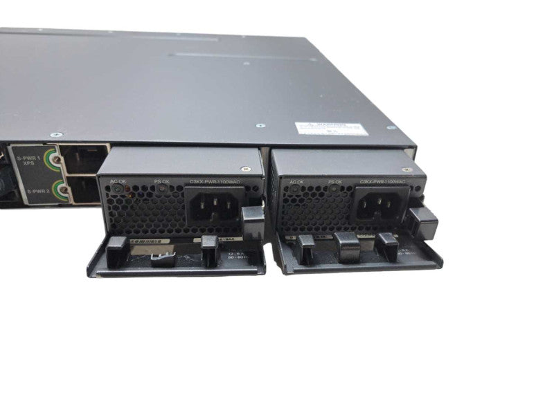 Cisco WS-C3750X-48PF-L | 48-Port PoE+ Gigabit Switch | 2x 1100W PSU )