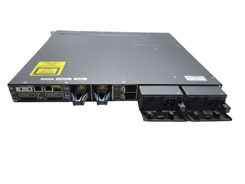 Cisco WS-C3750X-48PF-L | 48-Port PoE+ Gigabit Switch | 2x 1100W PSU )
