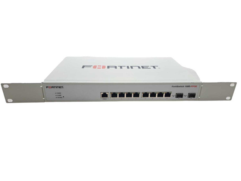 Fortinet FortiSwitch FS-108E-FPOE 8x GE RJ45 and 2x GE SFP )