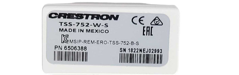 Crestron TSS-752-W-S 7in. Room Scheduling Touch Screen Q_