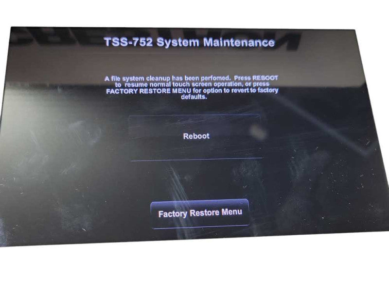 Crestron TSS-752-W-S 7in. Room Scheduling Touch Screen Q_
