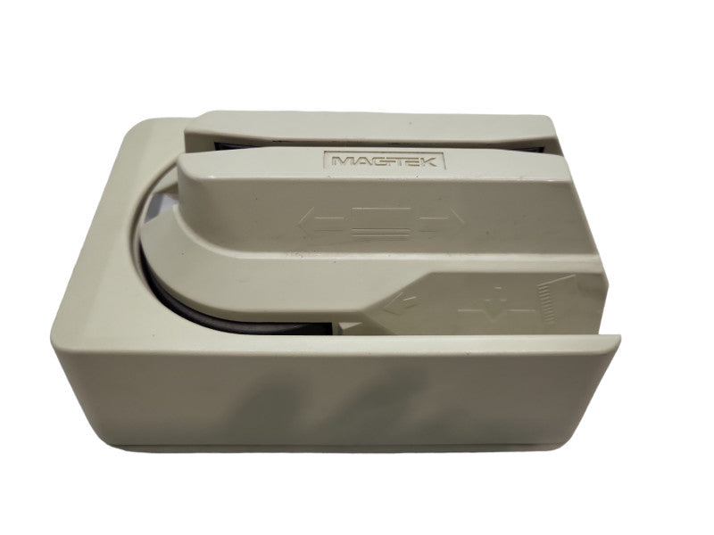MagTek Micro Mini Wedge W/TK 1, 2, 3 MSR Pearl White PN 25530001 &