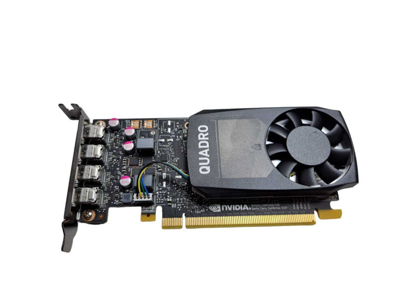 NVIDIA Quadro P1000 4GB GDDR5 PCI GPU 4x Mini DisplayPort Low Profile )
