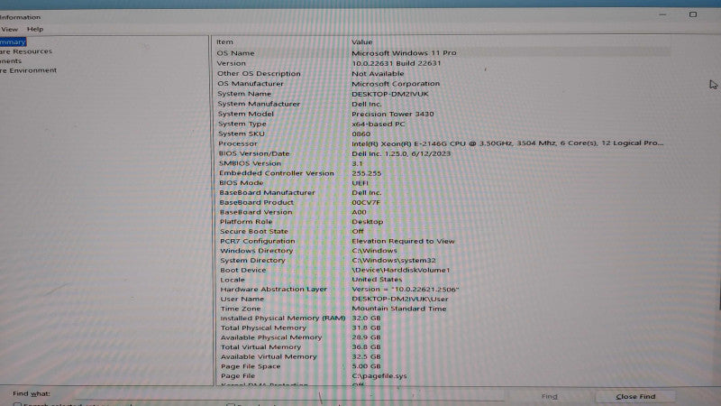 Dell Precision 3430 Xeon E-2146G @ 3.50ghz 32gb ram 256gb NvME Quadro P1000 #