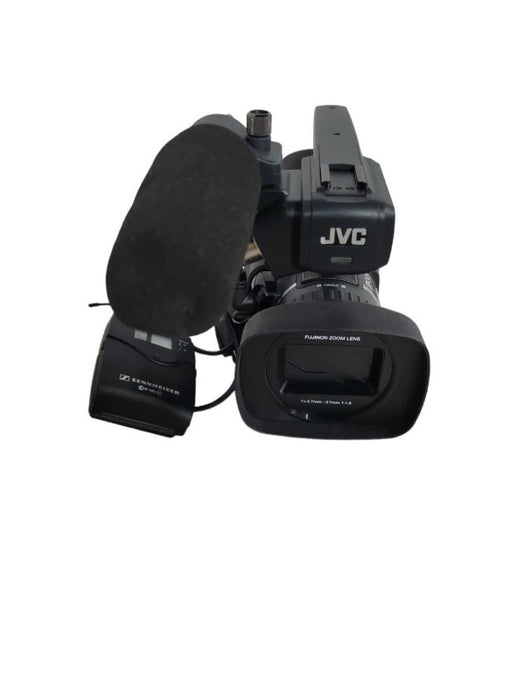 JVC GY-HM100U PRO HD Camcorder Kit  Mic, SENNEHEISER W100, NO BATTERY !