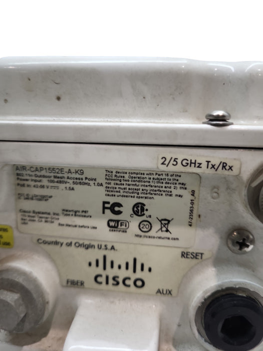 Cisco Aironet AIR-CAP1552E-A-K9 Outdoor Mesh Wireless Access Point  &