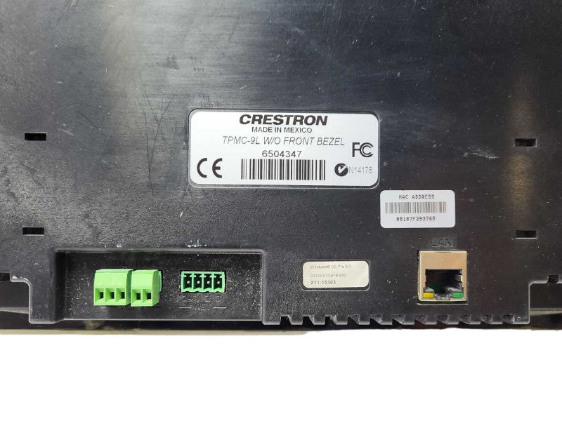 CRESTRON 9\\" TPMC-9L White Touch Panel with Bezel READ  $