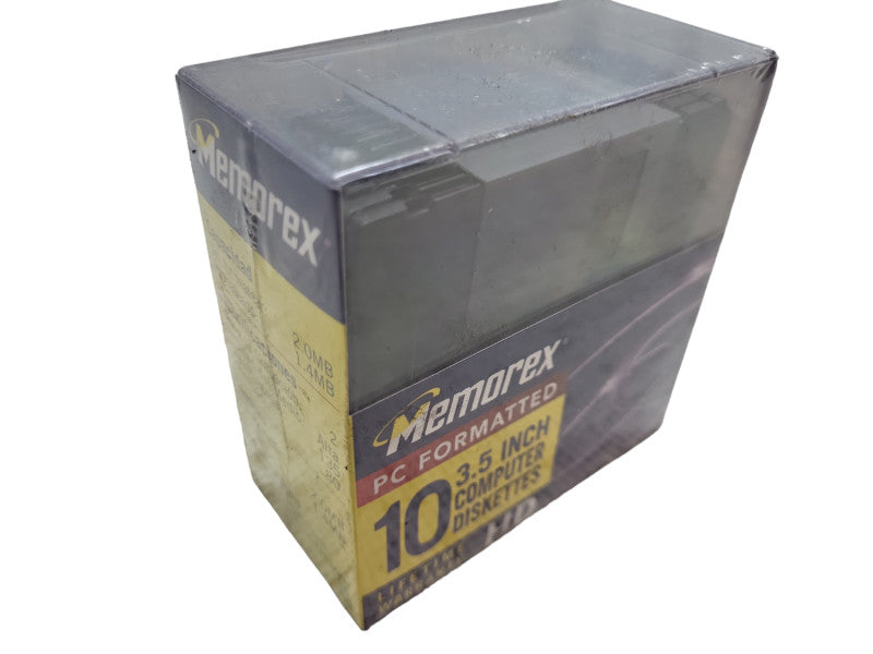 Memorex PC Formatted 3.5\\" Computer Diskettes - 10 Disks &