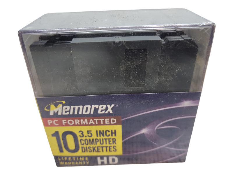 Memorex PC Formatted 3.5\\" Computer Diskettes - 10 Disks &