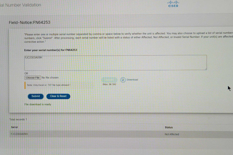 Cisco ISR 4400 Series ISR4431/K9 V01 Port Gigabit Router, 1x PSU _