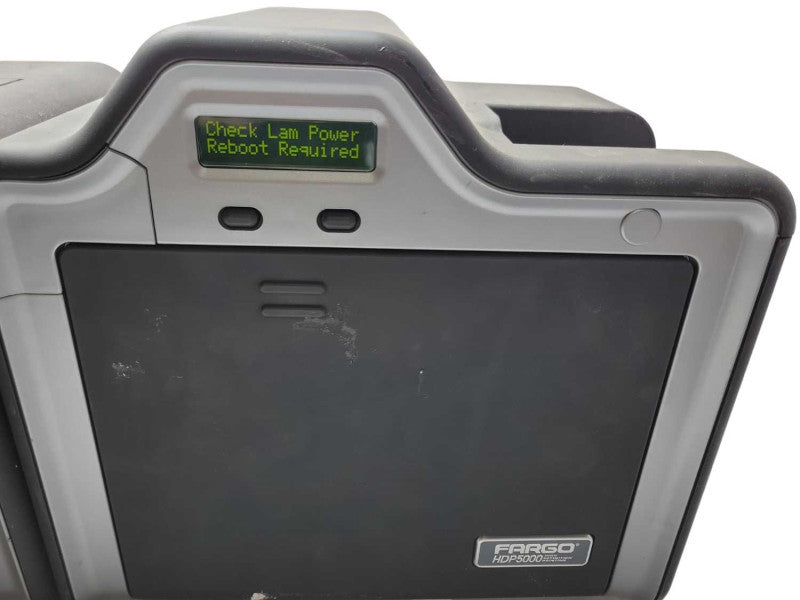 HID Fargo HDP5000 Card Printer + Lamination Module, READ _