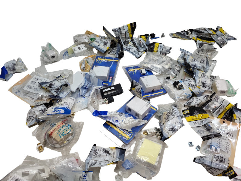 Assorted network adapters/modules/plates- More than 500+ items- See pictures  &