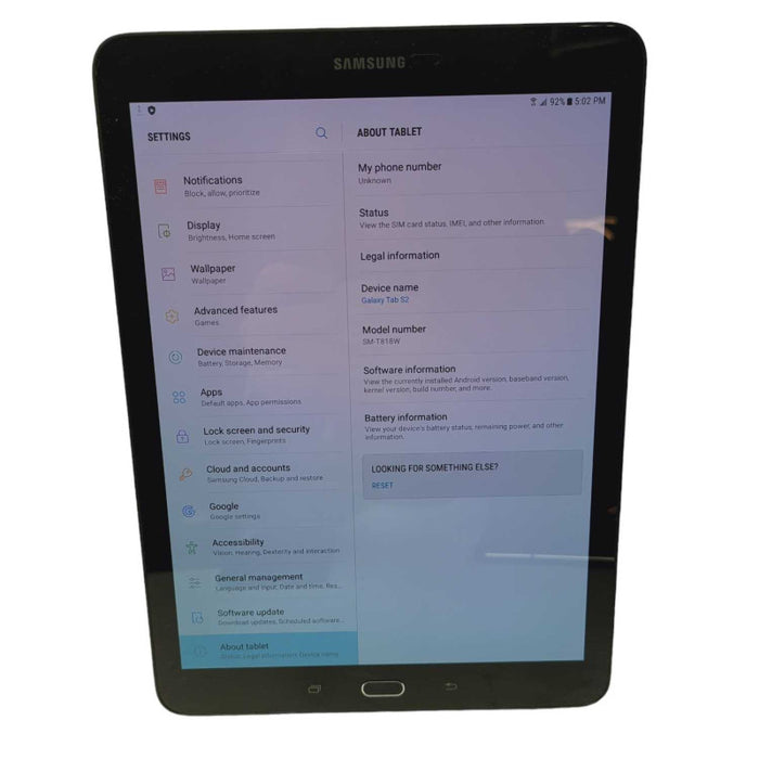 Samsung Galaxy Tab S2 32GB SM-T818W WiFi + Cellular UNLOCKED  Q-