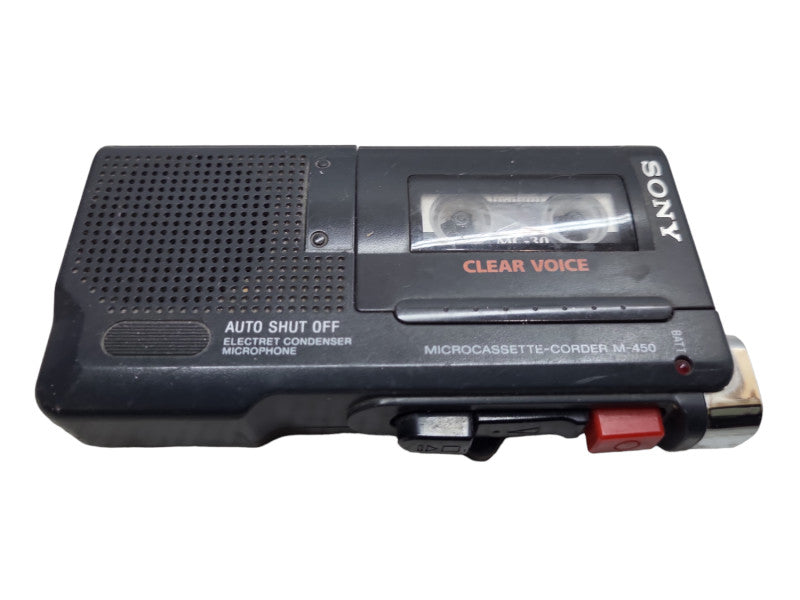 Sony M-450 Microcassette Handheld Voice Recorder &