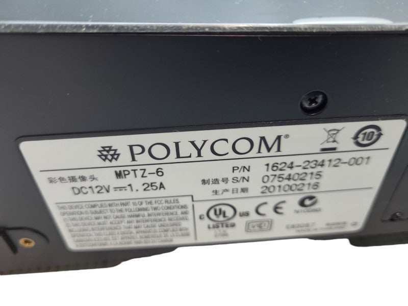 Polycom EagleEye MPTZ-6 PTZ Conference camera with mounting &