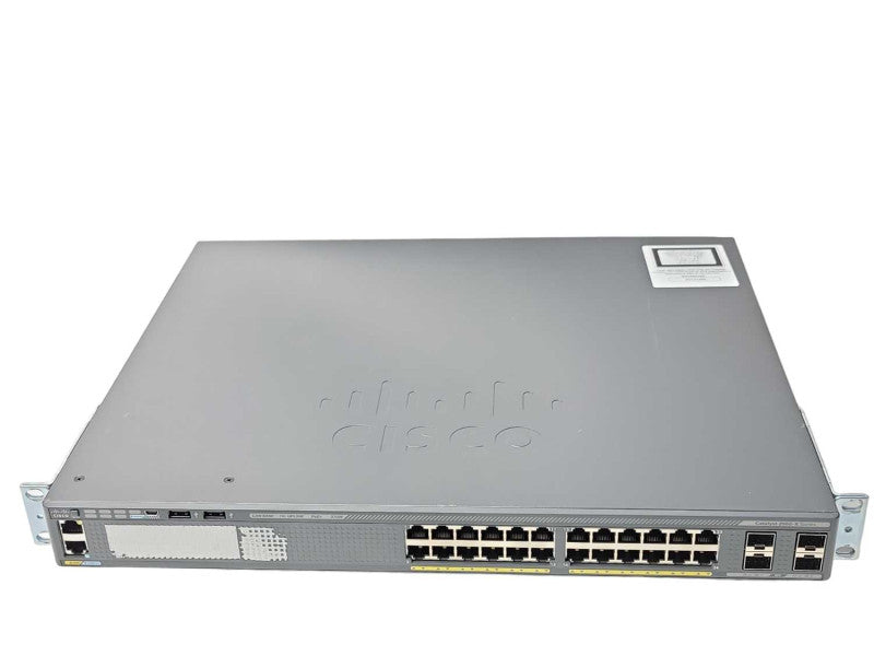 Cisco WS-C2960X-24PS-L Catalyst 24 Port GigE PoE 370W _