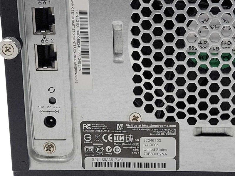 Lenovo ix4-300d 4-Bay NAS Drive Network Storage, No HDD, READ Q_