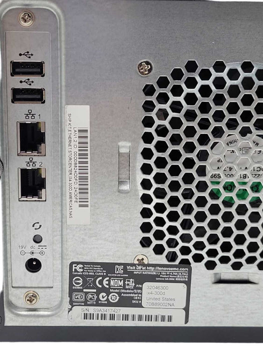 Lenovo ix4-300d 4-Bay NAS Drive Network Storage, No HDD, SEE _