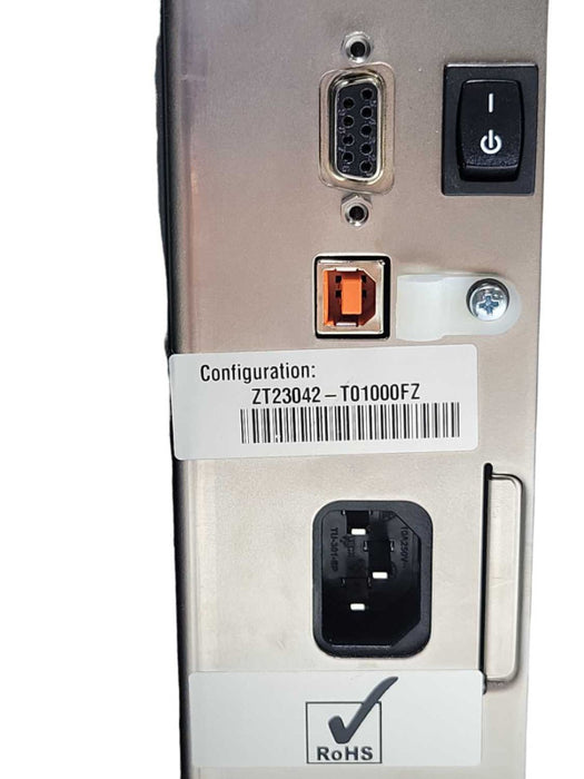 Zebra ZT230 Thermal Label Printer USB Serial ZT23042-T01000FZ, READ _