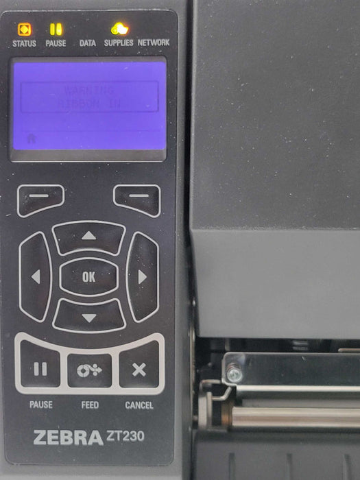 Zebra ZT230 Thermal Label Printer USB Serial ZT23042-T01000FZ, READ _