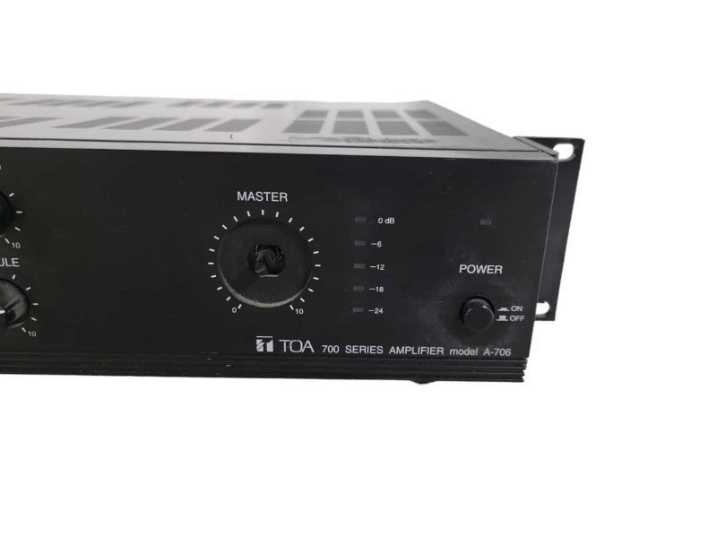 TOA 700 Series AUDIO AMPLIFIER Model A-706 !