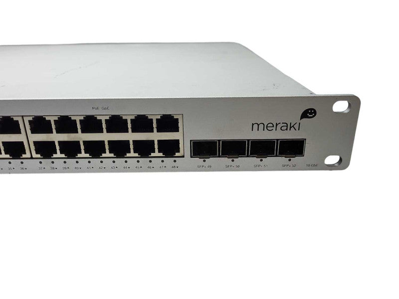 Cisco Meraki MS42P 48 Port PoE Gigabit Ethernet Network Switch 4x 10 GBE SFP+ Q$