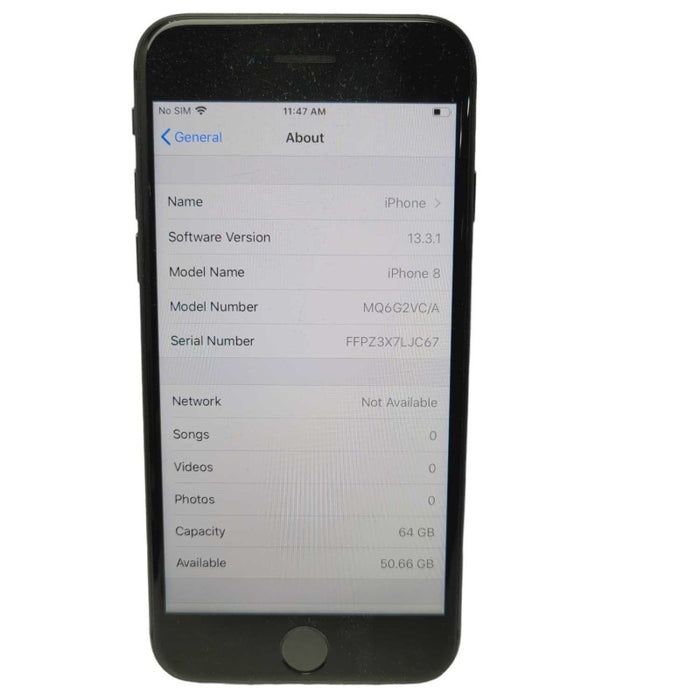 Apple iPhone 8 64GB Space Gray UNLOCKED  -