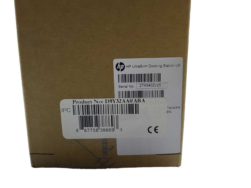 NEW SEALED GENUINE HP 2013 UltraSlim Docking Station D9Y32AA D9Y32UT w/Charger Q$