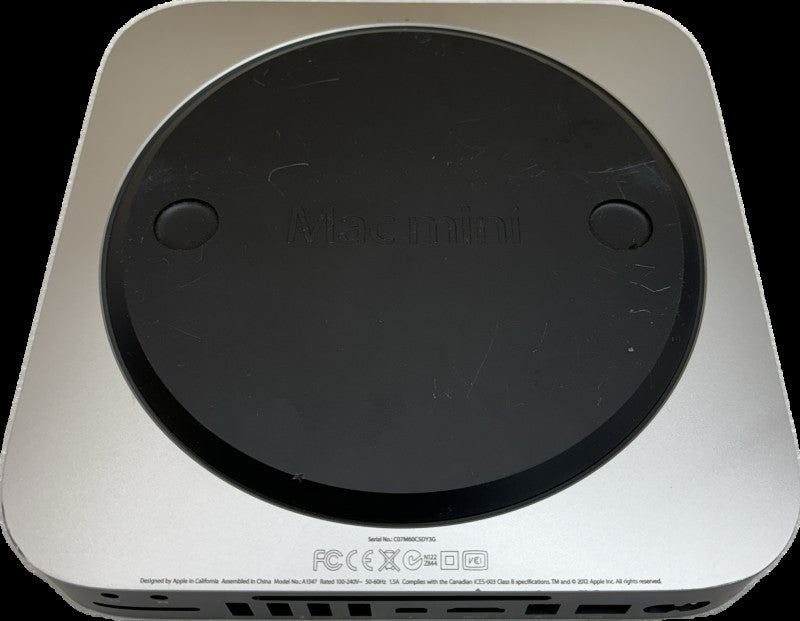 Apple Mac mini Late 2012 Intel Core i5-3210M @ 2.50 GHz 8 GB RAM 500 GB HDD Q
