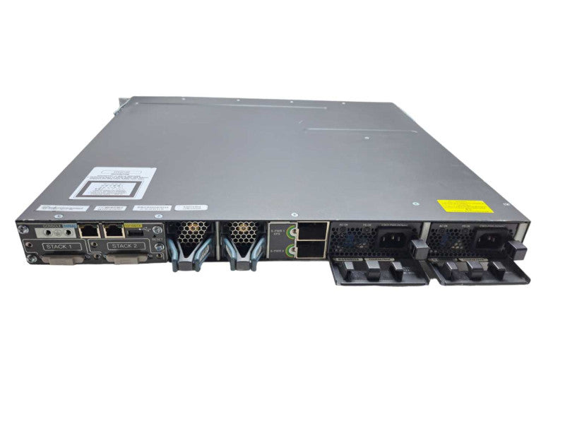 Cisco WS-C3750X-24T-L 24 Port Gigabit Switch 2x PSU | *READ* )