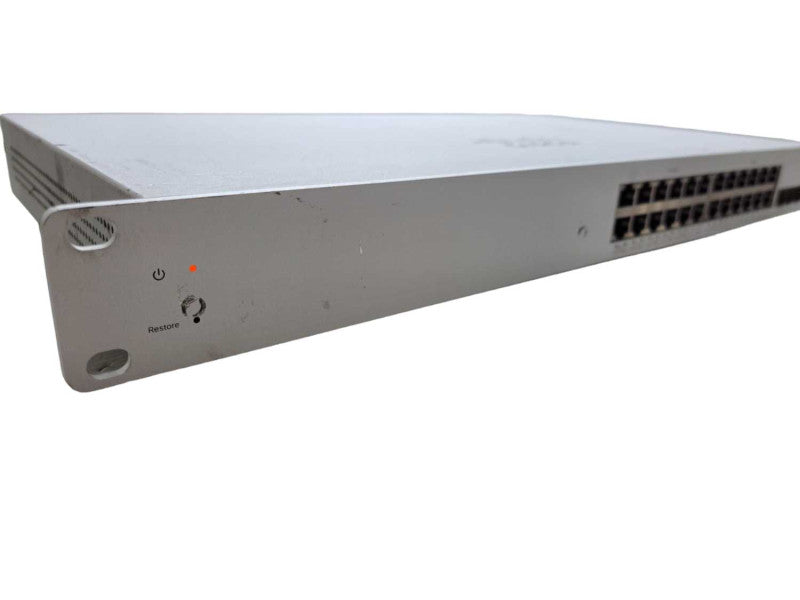 Cisco Meraki MS220-24P-HW 24-Port Gigabit Cloud Managed PoE Switch UNCLAIMED )