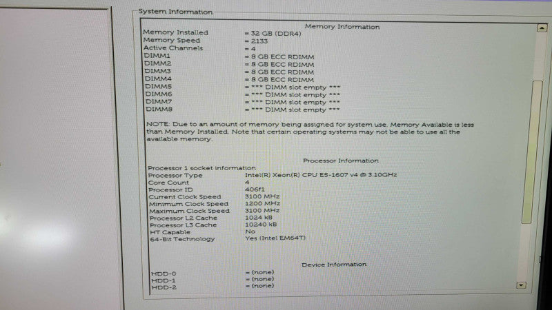 DELL PRECISION T5810 - Xeon E5-1607 v3 | 32GB RAM | FIREPRO W7100 8GB %