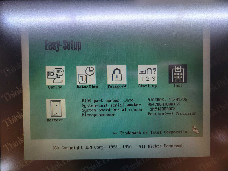 VIntage - IBM ThinkPad 760EL - Intel Pentium | 40MB RAM | NO HDD | PWR ADPTR %