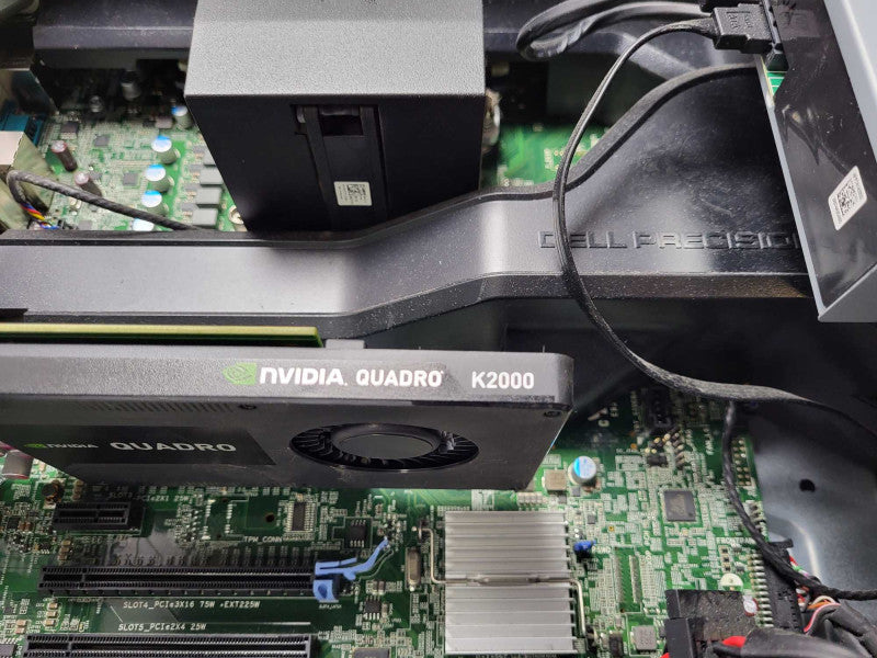 Dell Precision T5810 Xeon E5-1607 v4 @ 3.1GHz 32GB DDR4 K2000 GPU $