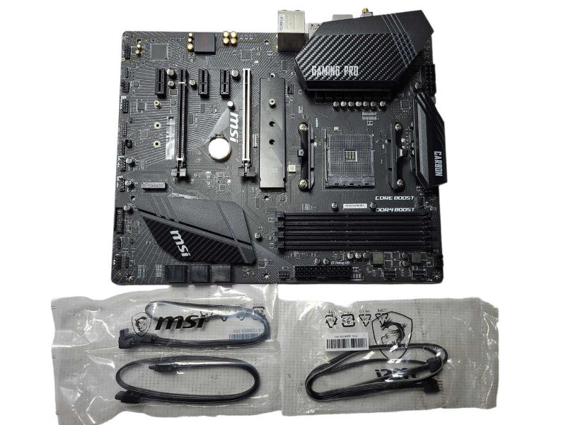 MSI B450 Gaming Pro Carbon AC Desktop AMD Chipset Socket AM4 Motherboard READ $