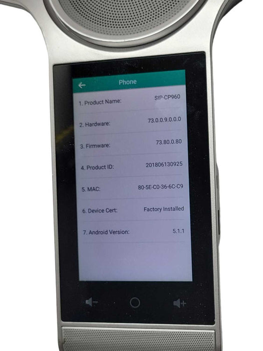 Yealink CP960 HD IP Conference Phone SIP-CP960 _