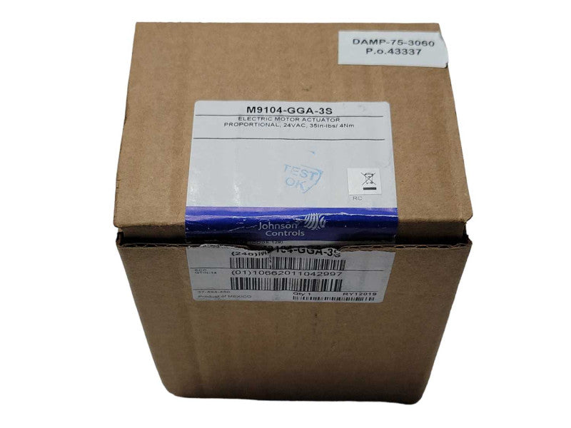 OPEN-BOX Johnson Controls M9104-GGA-3S Electric Motor Actuator, 24Vac _